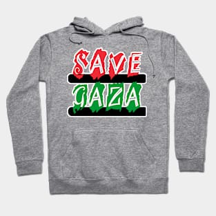 Save Gaza  - Montage - Front Hoodie